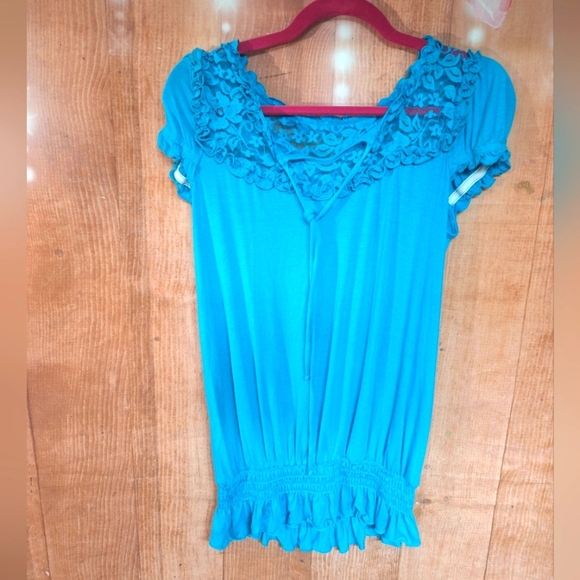 CATCH MY I BLUE MEDIUM TOP - Picture 1 of 2